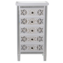 Cajonera Alexandra House Living Blanco Madera 48 x 89 x 30 cm