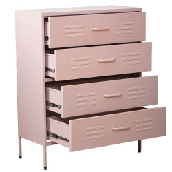 Cómoda Alexandra House Living Rosa 80 x 102 x 35 cm