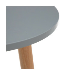 Mesa auxiliar 50 x 50 x 48 cm Natural Gris Madera DMF