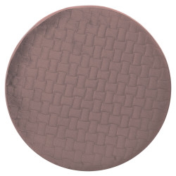Puff Alexandra House Living Rosa Terciopelo Madera 55 x 35 x 55 cm