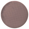 Puff Alexandra House Living Rosa Terciopelo Madera 55 x 35 x 55 cm