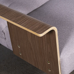 Sofá Cama Alexandra House Living Gris 203 x 87 x 81 cm