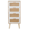 Cajonera Alexandra House Living Blanco Marrón Madera 40 x 91 x 30 cm