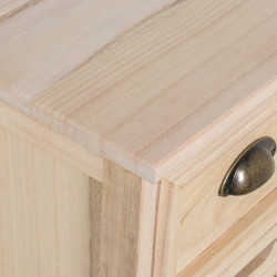 Cajonera Alexandra House Living Marrón Madera 34 x 87 x 24 cm