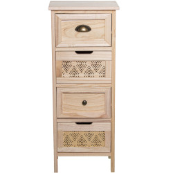 Cajonera Alexandra House Living Marrón Madera 34 x 87 x 24 cm