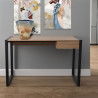Mesa de Escritorio Alexandra House Living Marrón Madera 120 x 76 x 60
