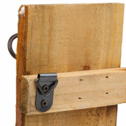 Perchero de Pared Alexandra House Living Natural Madera de abeto 10 x