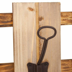 Perchero de Pared Alexandra House Living Natural Madera de abeto 10 x