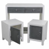 Recibidor Alexandra House Living Blanco Gris Madera de abeto Madera MD