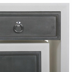 Recibidor Alexandra House Living Blanco Gris Madera de abeto Madera MD