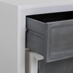 Recibidor Alexandra House Living Blanco Gris Madera de abeto Madera MD