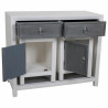 Recibidor Alexandra House Living Blanco Gris Madera de abeto Madera MD