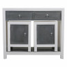 Recibidor Alexandra House Living Blanco Gris Madera de abeto Madera MD