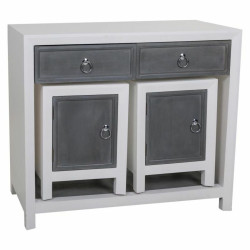 Recibidor Alexandra House Living Blanco Gris Madera de abeto Madera MD