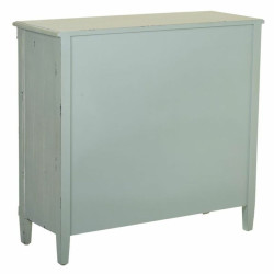 Consola Alexandra House Living Verde Ratán Madera de abeto Madera MDF