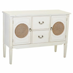 Recibidor Alexandra House Living Blanco Ratán Madera de abeto Madera