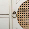Recibidor Alexandra House Living Blanco Ratán Madera de abeto Madera
