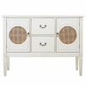 Recibidor Alexandra House Living Blanco Ratán Madera de abeto Madera