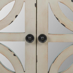 Recibidor Alexandra House Living Gris Vidrio Madera de abeto Madera MD