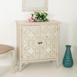 Recibidor Alexandra House Living Gris Vidrio Madera de abeto Madera MD