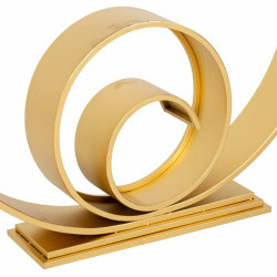 Recibidor Alexandra House Living Oro Vidrio Madera MDF 33 x 80 x 120 c