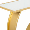 Recibidor Alexandra House Living Oro Vidrio Madera MDF 33 x 80 x 120 c