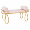 Banqueta Alexandra House Living Oro Metal Esponja Madera MDF 49 x 53 x