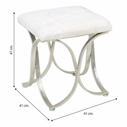 Banqueta Alexandra House Living Champán Metal Esponja Madera MDF 41 x