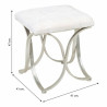 Banqueta Alexandra House Living Champán Metal Esponja Madera MDF 41 x
