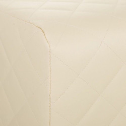 Taburete Alexandra House Living PVC Madera MDF 30 x 47 x 36 cm