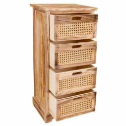 Cajonera Alexandra House Living Caña Madera de Paulonia 29 x 75 x 35