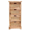 Cajonera Alexandra House Living Caña Madera de Paulonia 29 x 75 x 35
