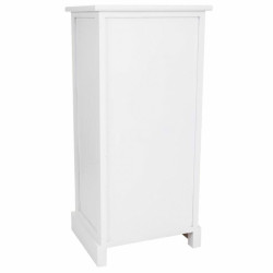 Cajonera Alexandra House Living Blanco Caña Madera de Paulonia Madera