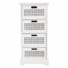 Cajonera Alexandra House Living Blanco Caña Madera de Paulonia Madera