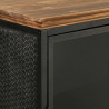 Cajonera multiusos Alexandra House Living Marrón Gris Madera Metal Vi