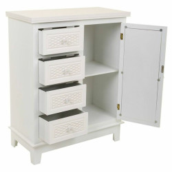 Recibidor Alexandra House Living Blanco Crema Metal Madera de pino Mad