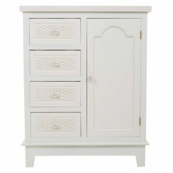 Recibidor Alexandra House Living Blanco Crema Metal Madera de pino Mad