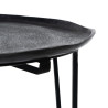 Mesa auxiliar Aluminio Hierro 40 x 40 x 51 cm