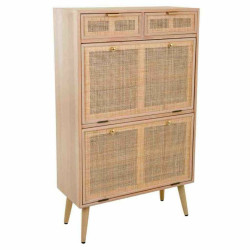 Armario zapatero Alexandra House Living Natural Rejilla 120 x 32 x 70