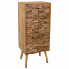 Cajonera Alexandra House Living Natural Madera de Paulonia 108 x 38 x