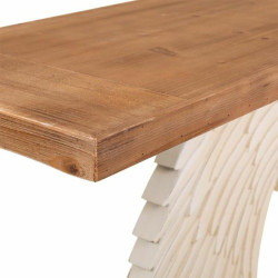 Recibidor Alexandra House Living Blanco Madera de abeto Madera MDF 40