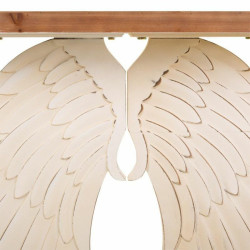 Recibidor Alexandra House Living Blanco Madera de abeto Madera MDF 40