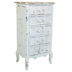 Cajonera Alexandra House Living Blanco Madera de abeto Madera MDF 40 x