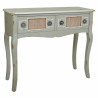 Recibidor con Cajones Alexandra House Living Gris Ratán Madera de abe