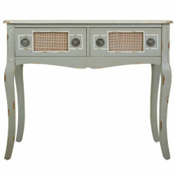 Recibidor con Cajones Alexandra House Living Gris Ratán Madera de abe