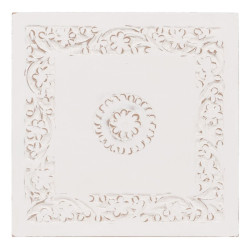 Mesa auxiliar Madera Blanco 36 x 36 x 42 cm DMF