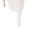 Mesa auxiliar Madera Blanco 36 x 36 x 42 cm DMF