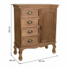Recibidor con Cajones Alexandra House Living Marrón Madera de Pauloni
