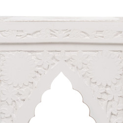 Mesa auxiliar Madera Blanco 36 x 36 x 42 cm DMF