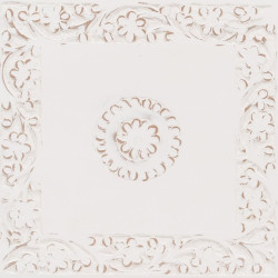 Mesa auxiliar Madera Blanco 36 x 36 x 42 cm DMF